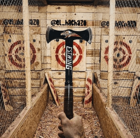 El lugar perfecto para liberar estrés: El Hachazo 1