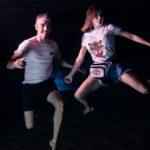 Foto moda subacuática