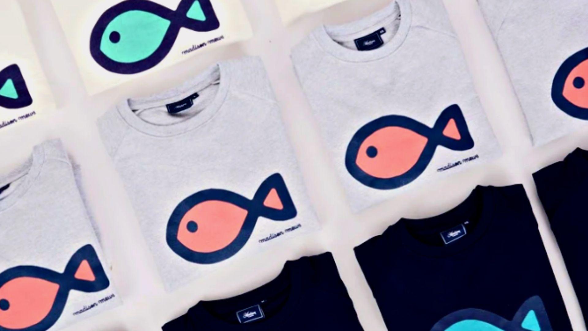 ropa unisex de peces