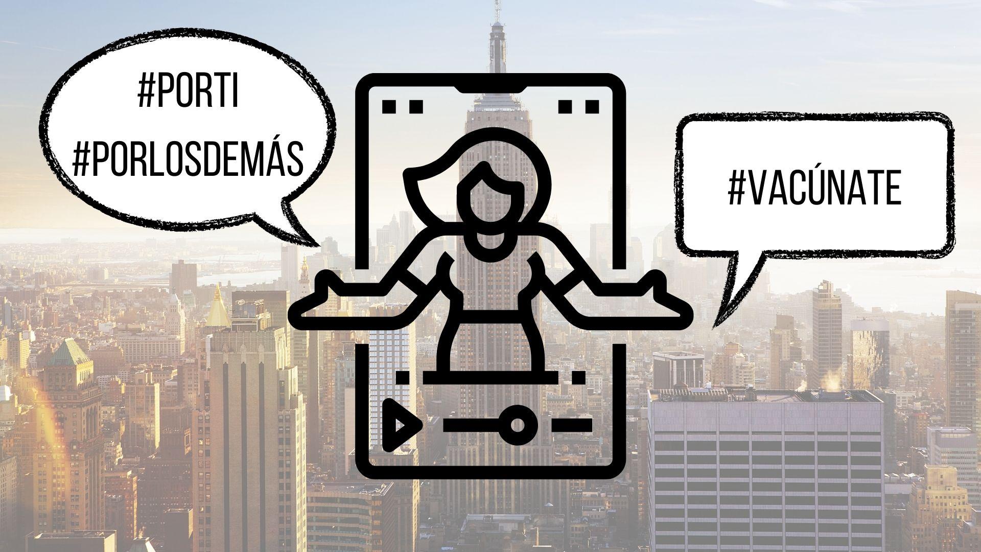 influencer incentivando vacunación