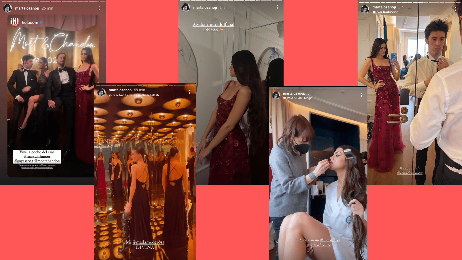 Así se prepararon l@s influencers para los premios Goya 16