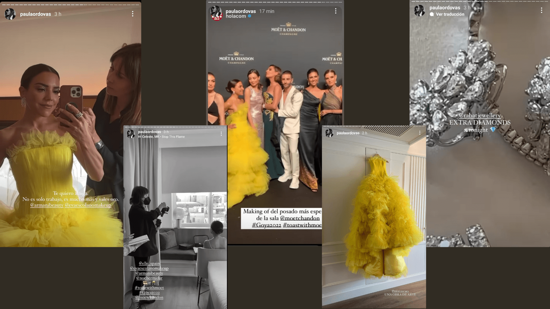 Así se prepararon l@s influencers para los premios Goya 11