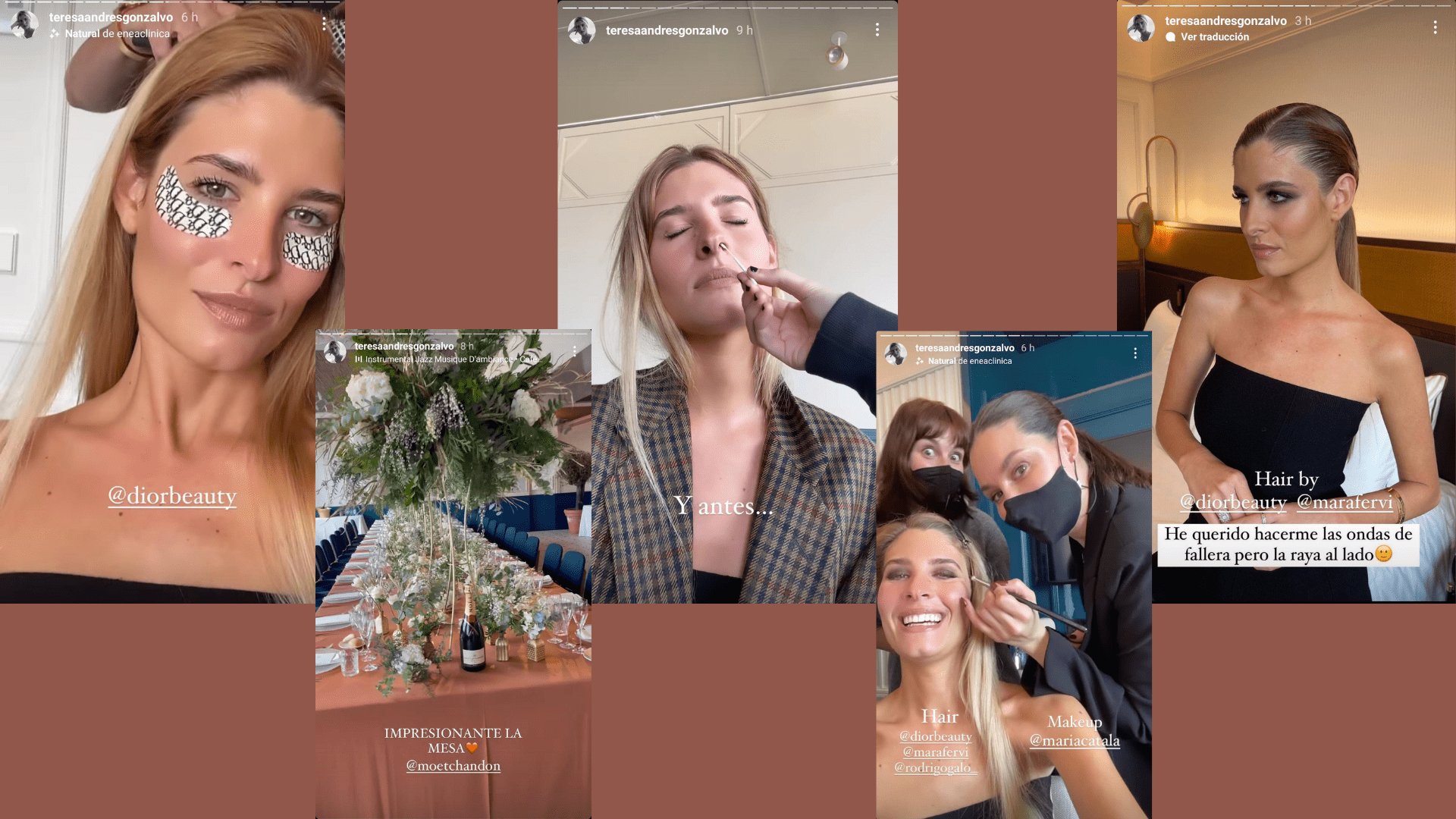 Así se prepararon l@s influencers para los premios Goya 7