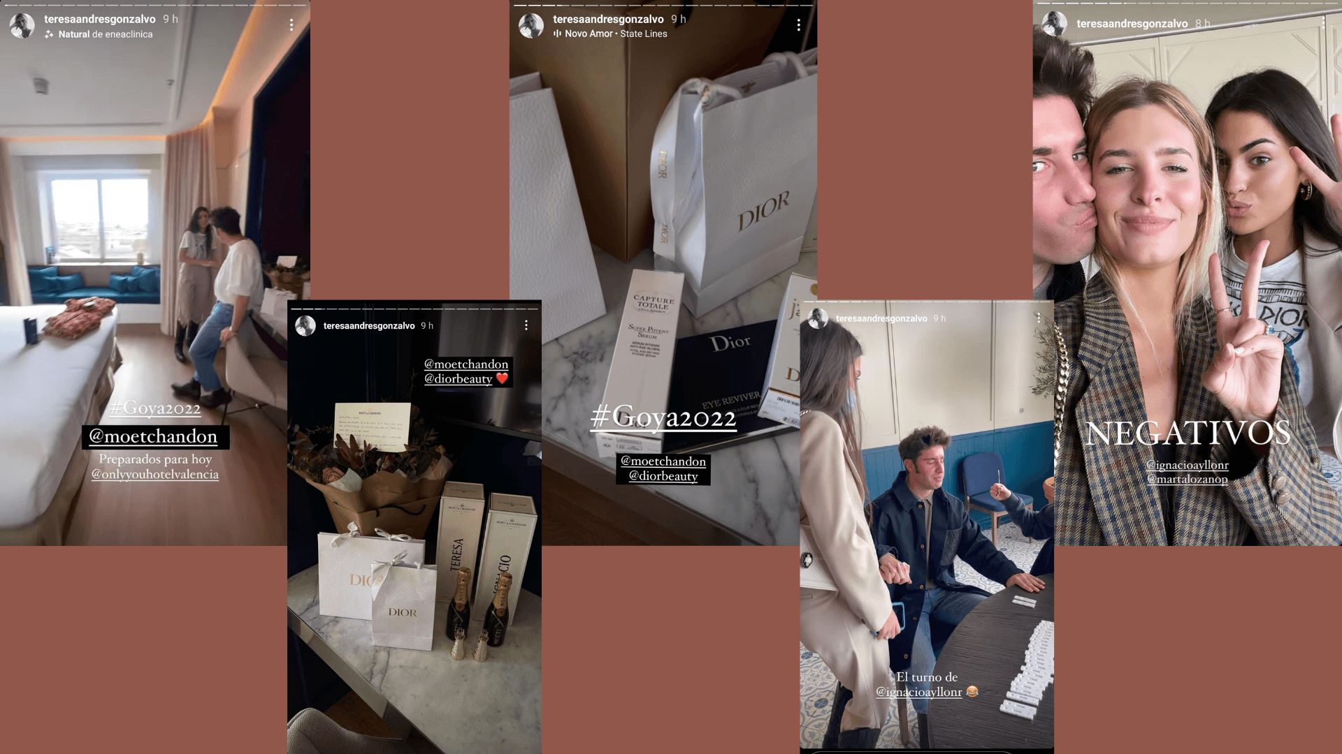Así se prepararon l@s influencers para los premios Goya 6