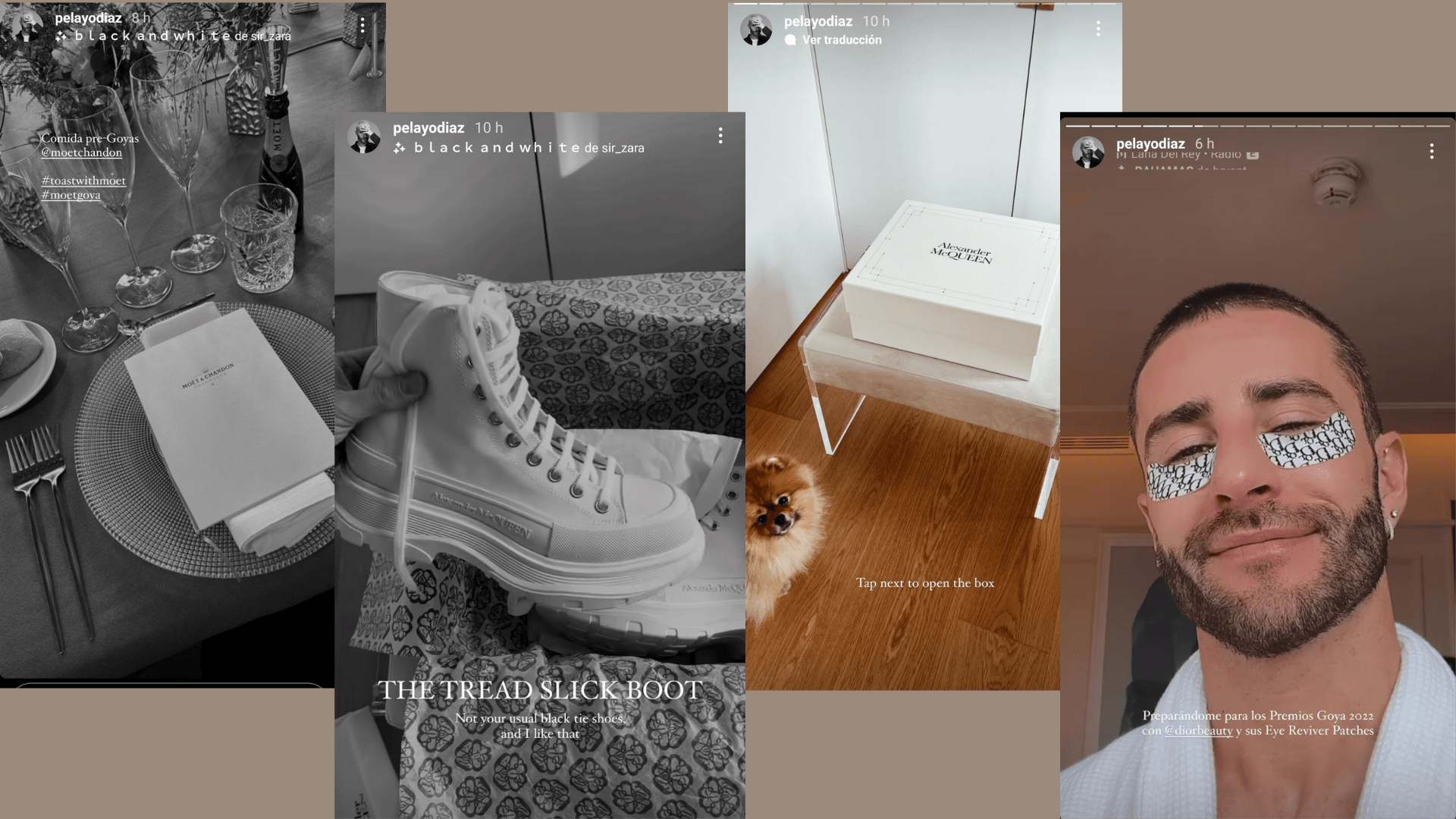 Así se prepararon l@s influencers para los premios Goya 9
