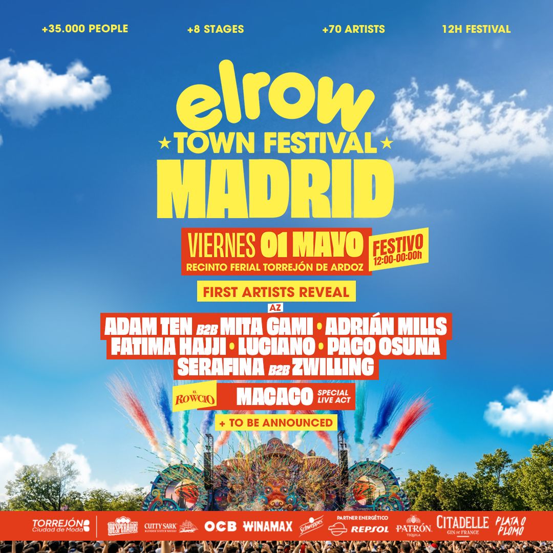 ELROW TOWN MADRID 2026 ANUNCIA SUSPRIMEROS ARTISTAS 1